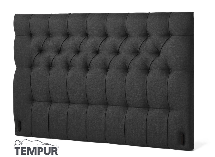 Promise pikerad L - Sänggavel, 80-210 cm - Svart