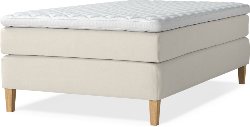 Delux Sense - Kontinentalsäng, enkelsäng 120 cm med bäddmadrass