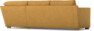 Friday - 2,5-sits soffa med divan höger - Gul