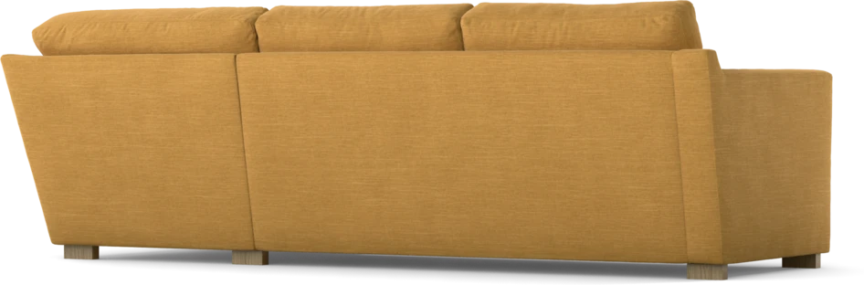 Friday - 2,5-sits soffa med divan höger - Gul