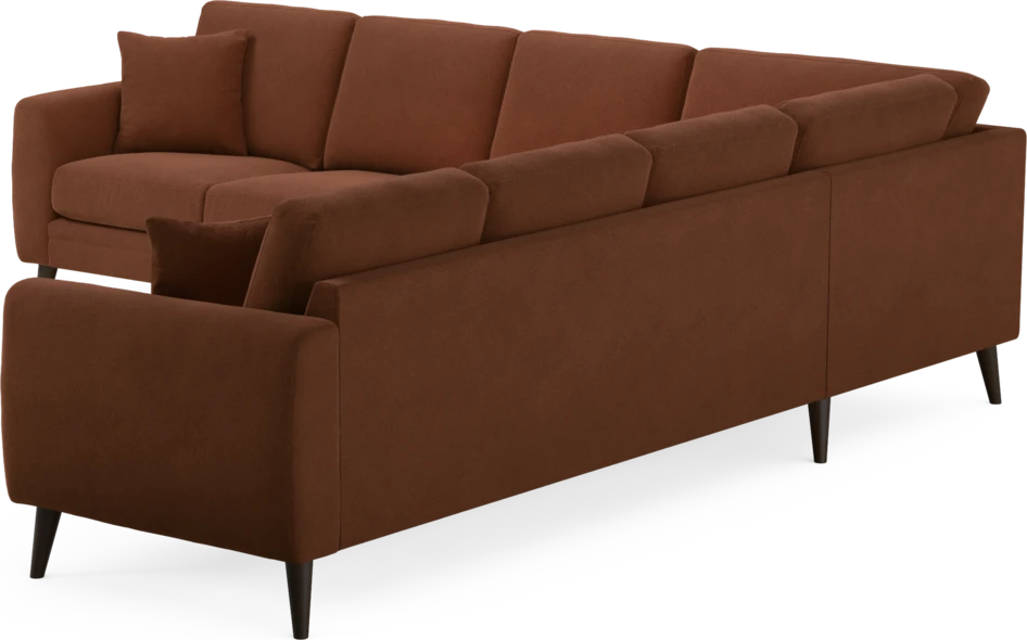 Eden - Hörnsoffa, 3+3-sits - Orange