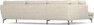 Madison - 3-sits soffa med divan vänster - Beige