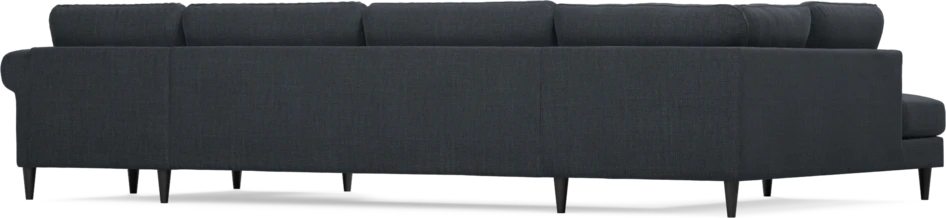 Bridge - 3-sits soffa med divan vänster och schäslong höger - Blå