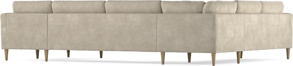 Bridge - Hörnsoffa, 2+3-sits med schäslong höger - Beige