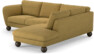 Madison - 2-sits soffa med divan höger - Gul