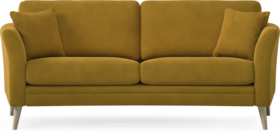 Eden - 2,5-sits soffa svängd - Gul