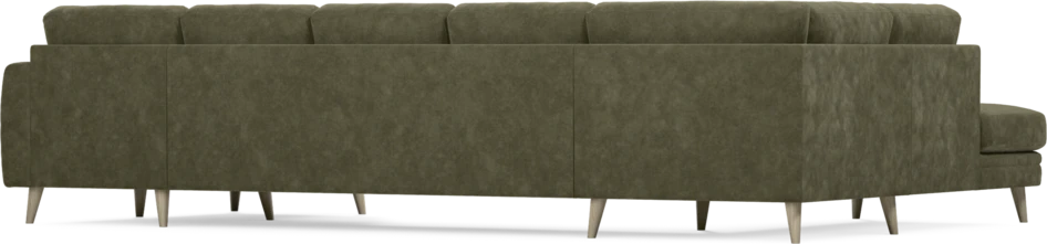 Eden - 3-sits soffa med divan vänster och schäslong höger - Grön