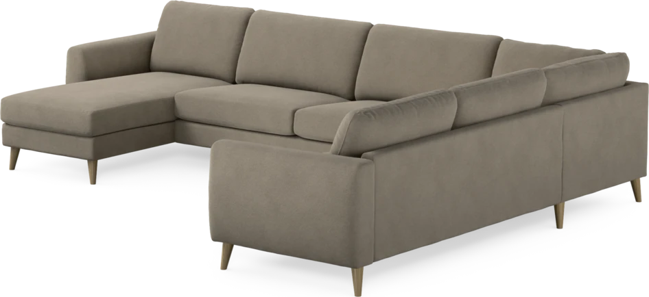 Bridge - Hörnsoffa, 3+2-sits med schäslong vänster - Beige