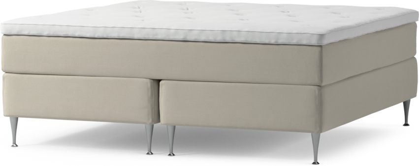 Delux Dream - Kontinentalsäng, dubbelsäng med bäddmadrass och sängben