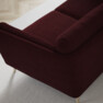 Madison Lux - 2-sits soffa med schäslong vänster - Röd