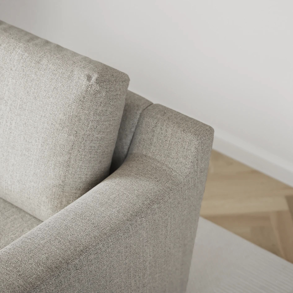 Friday - Hörnsoffa, 3+2-sits - Vit