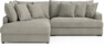 Rossi - 2-sits soffa med divan vänster - Grå