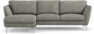 Madison Lux - 2-sits soffa med schäslong vänster - Vit