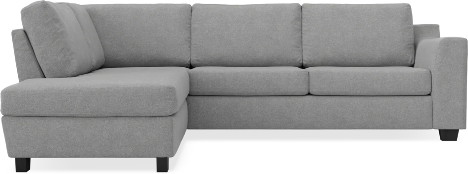 Friday - 2,5-sits soffa med divan vänster - Grå
