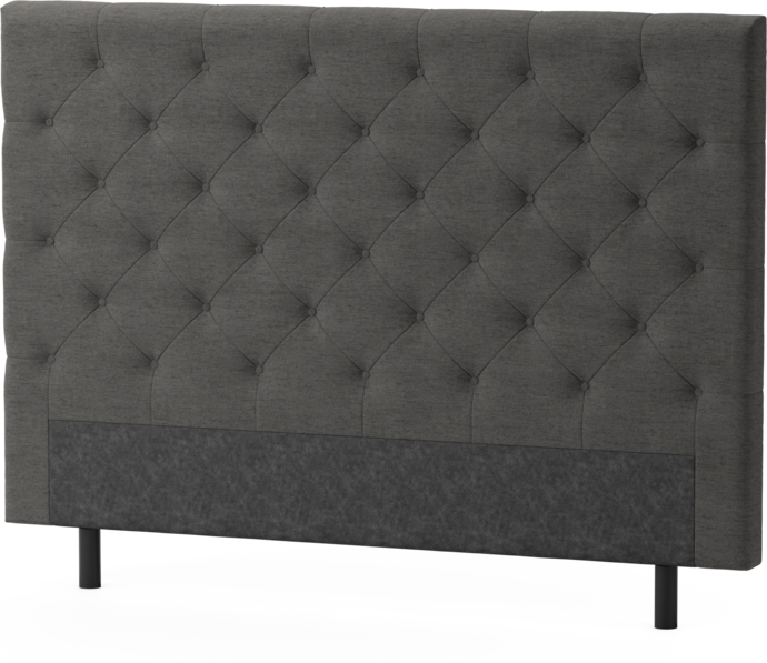 Delux Pikerad - Sänggavel, 90-210 cm - Grå