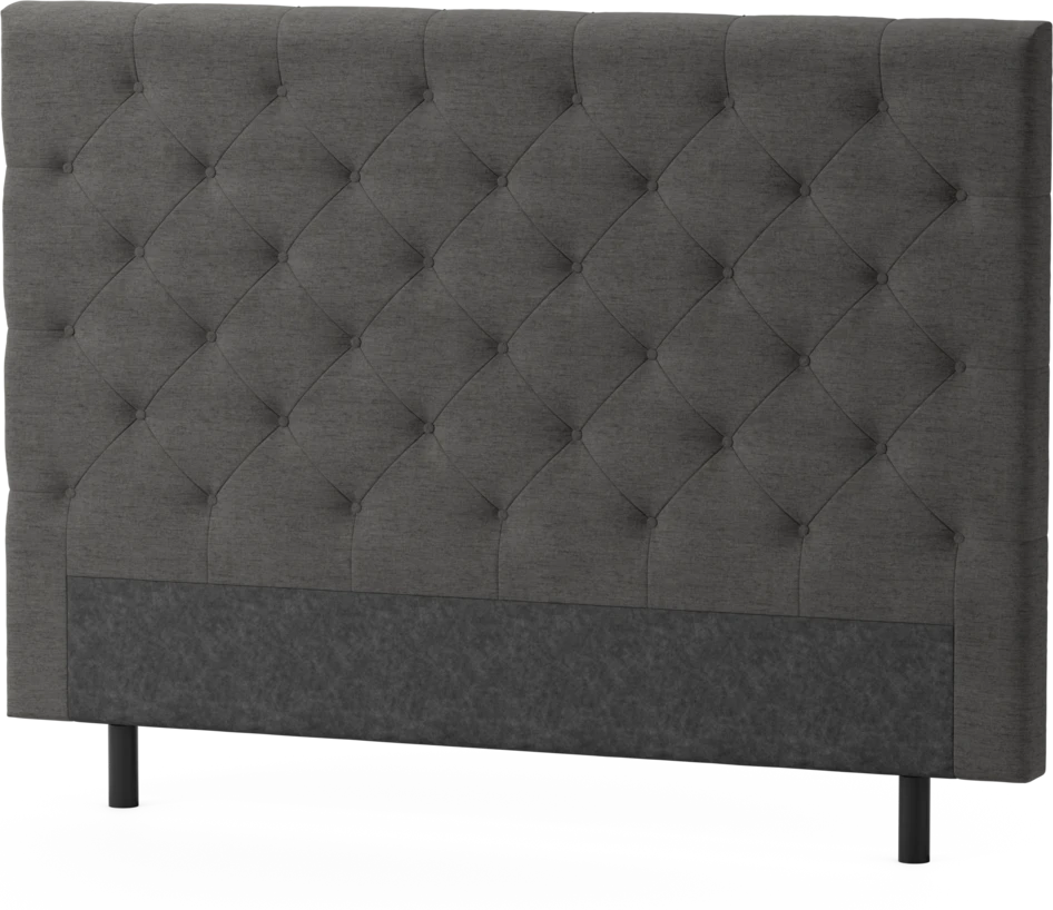 Delux Pikerad - Sänggavel, 90-210 cm - Grå
