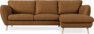 Madison - 2-sits soffa med schäslong höger - Brun