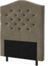 New York välvd - Sänggavel, 90-210 cm - Brun