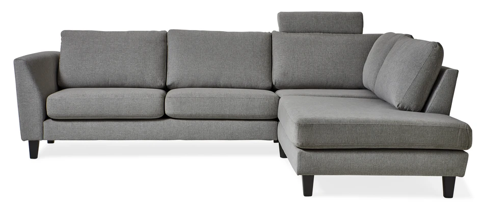 Saturday - 2,5-sits soffa med divan höger - Grå