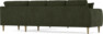 Eden - Hörnsoffa, 3+3-sits - Grön