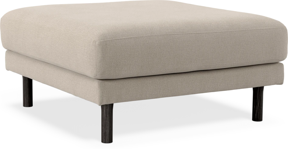 Willow - Fotpall, fast klädsel - Beige