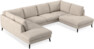 Madison Lux - 2-sits soffa med divan vänster och höger - Vit