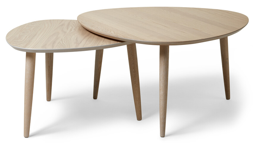 Anne - Satsbord, L 70/90 cm - Beige