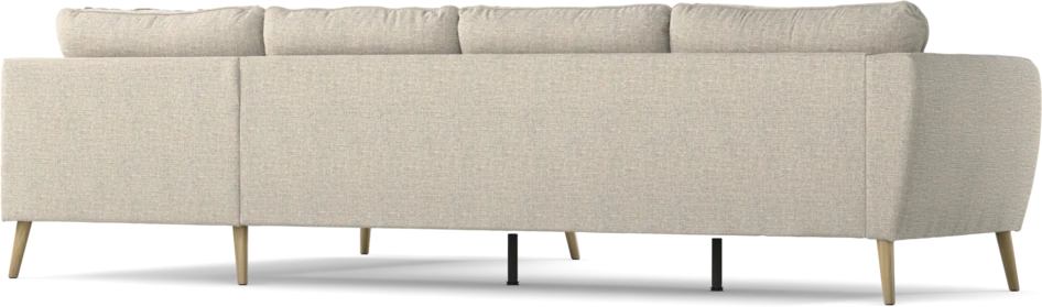 County - 3-sits soffa med divan höger - Beige