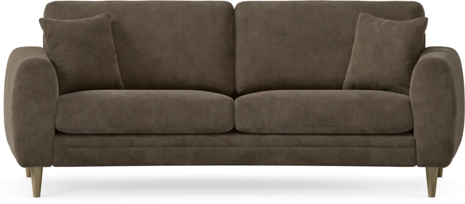 Eden - 2,5-sits soffa svängd - Brun