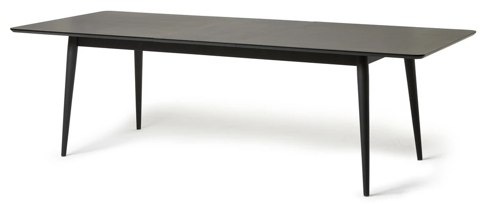 Edge - Matgrupp med 6 stolar Menton - Svart