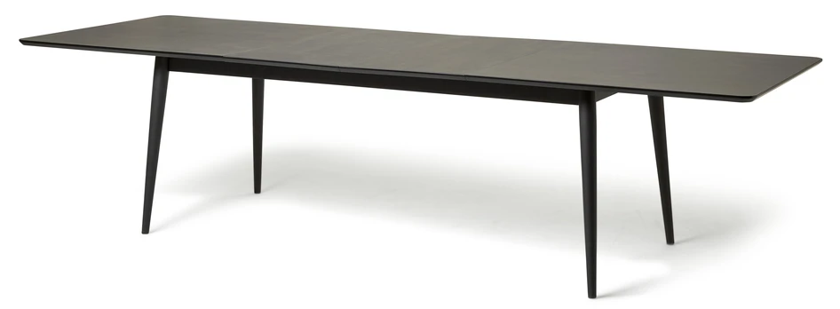 Edge - Matgrupp med 6 stolar Menton - Svart