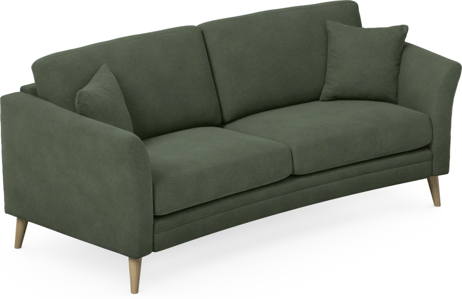 Eden - 2,5-sits soffa svängd - Grön