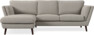 Madison Lux - 2-sits soffa med schäslong vänster - Beige