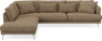 Harper - 3-sits soffa med divan vänster - Brun