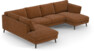 Madison Lux - 2-sits soffa med divan vänster och schäslong höger - Orange