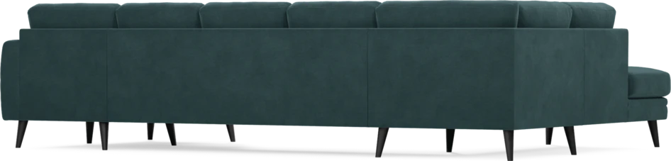 Eden - 3-sits soffa med divan vänster och schäslong höger - Blå