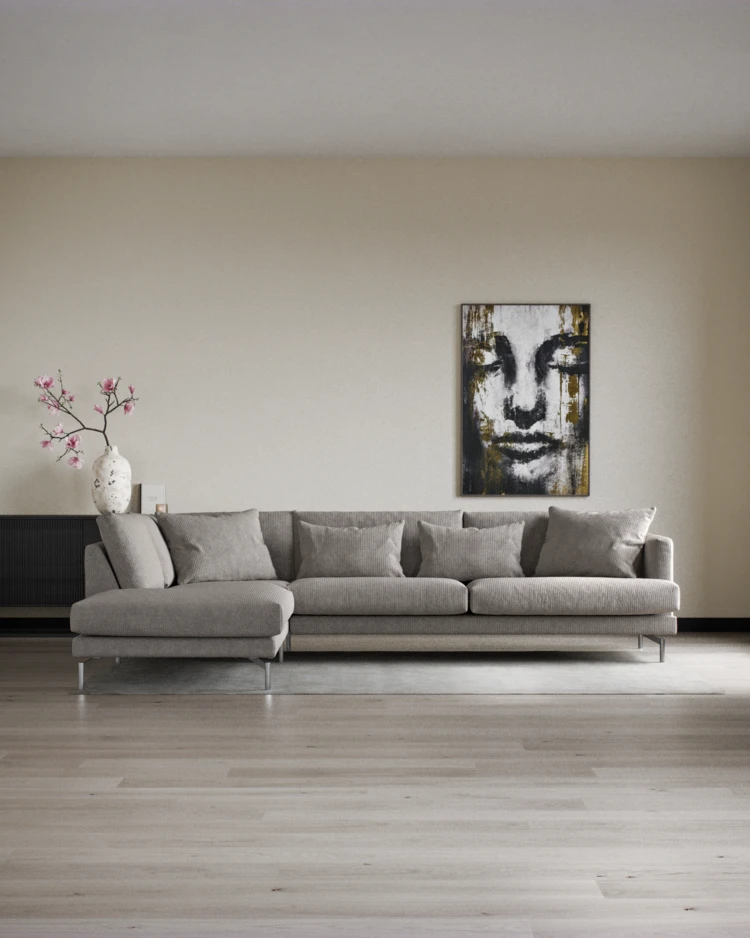 Harper - 3-sits soffa med divan vänster - inspiration