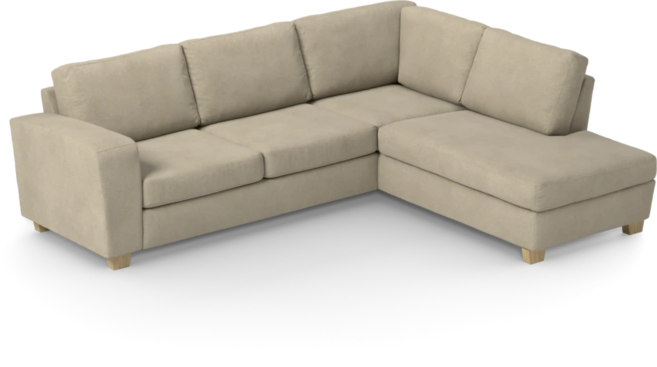 Friday - 2,5-sits soffa med divan höger - Beige