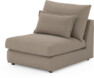 Pieces - 1-sits utan armstöd - Beige