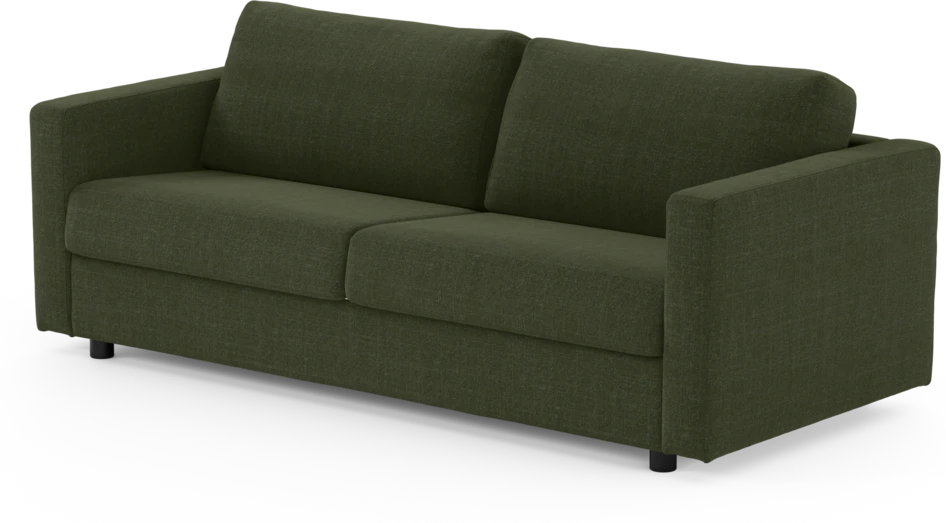 Lindö - Bäddsoffa 3-sits  - Grön