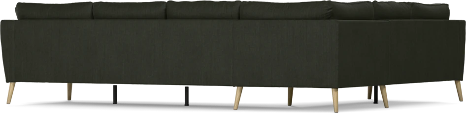 County - Hörnsoffa, 2+3-sits - Grön