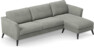 Bridge - 3-sits soffa med schäslong höger - Grå
