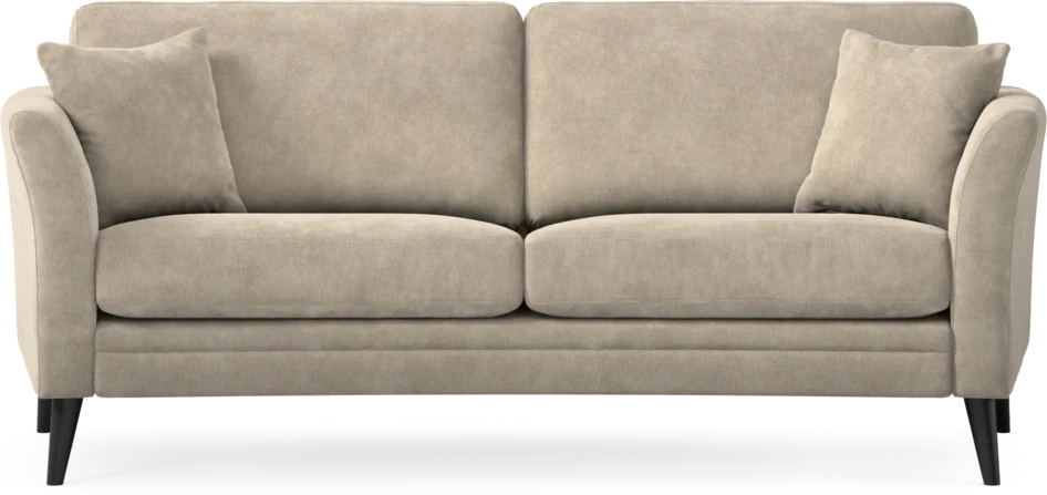 Eden - 2,5-sits soffa svängd - Beige