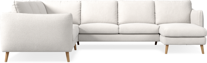 Madison Lux - Hörnsoffa med schäslong höger - Beige