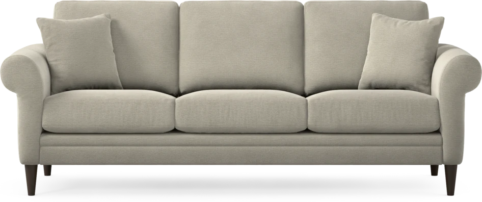 Eden - 3-sits soffa - Brun