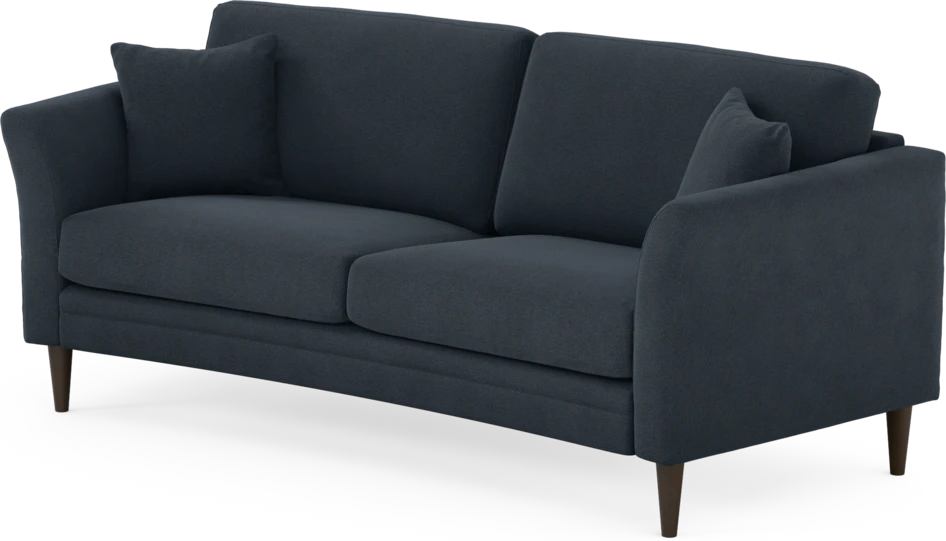Eden - 2,5-sits soffa svängd - Blå