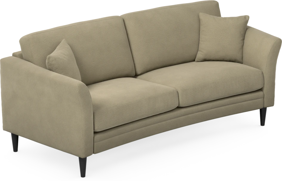Eden - 2,5-sits soffa svängd - Beige