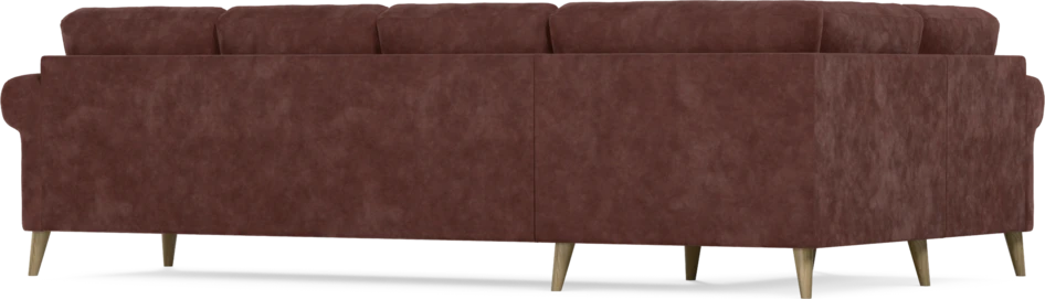 Eden - Hörnsoffa, 1+3-sits - Röd
