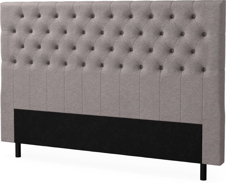Delux Pikerad XL - Sänggavel, 90-210 cm - Grå
