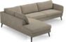 County - 2,5-sits soffa med divan vänster - Beige